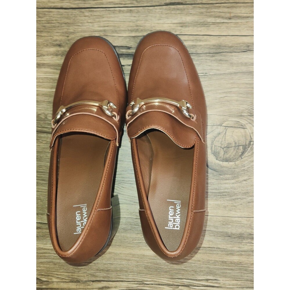 Lauren Blakwell "Neil Cognac Pumps Women's Size 10 Medium - Picture 6 of 16